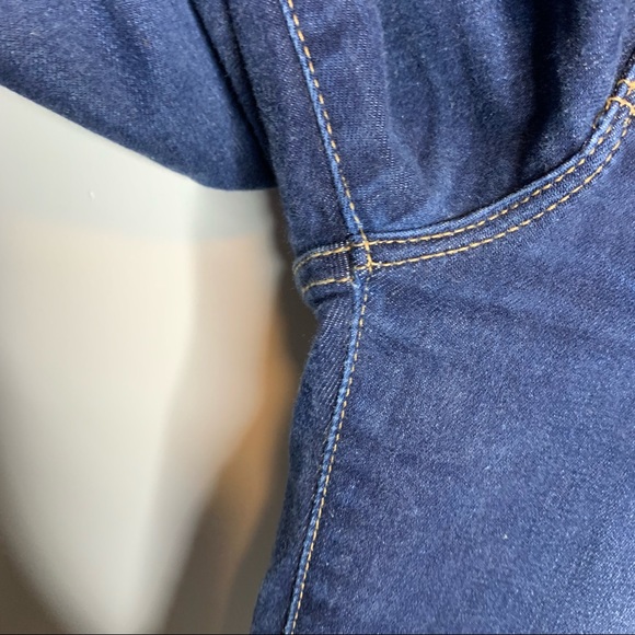 Frame Le Skinny De Jeanne Mid Rise Slit Rivet Clean Jean Size 30 - Picture 5 of 9